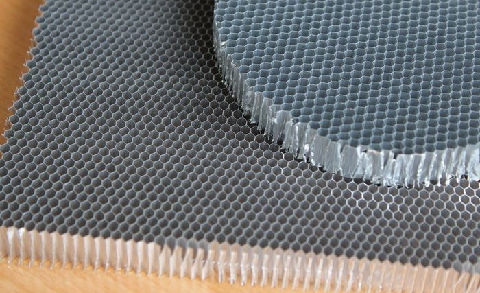 Honeycomb aluminum foil