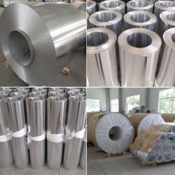 Aluminum foil for flexible duct package